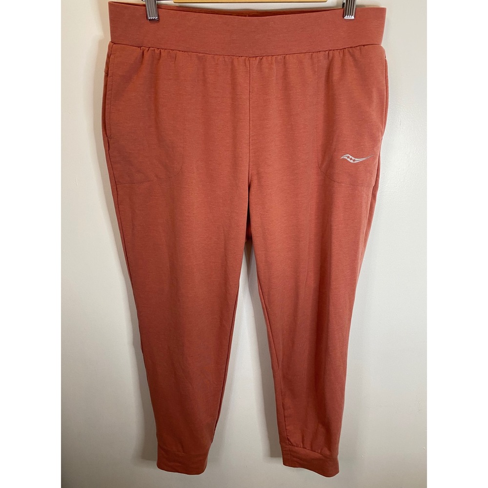 Saucony Jogger Sweatpants Women's Large Soft Knit Lounge Activewear‎ Casual